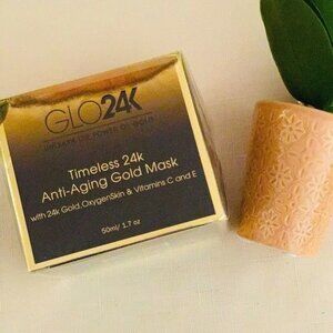GLO24K Timeless 24k Anti-Aging Gold Mask Serum with 24k Gold 50 mL/1.7 oz Oxygen